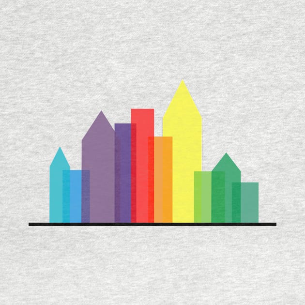 minimalist skyline by gustavoscameli